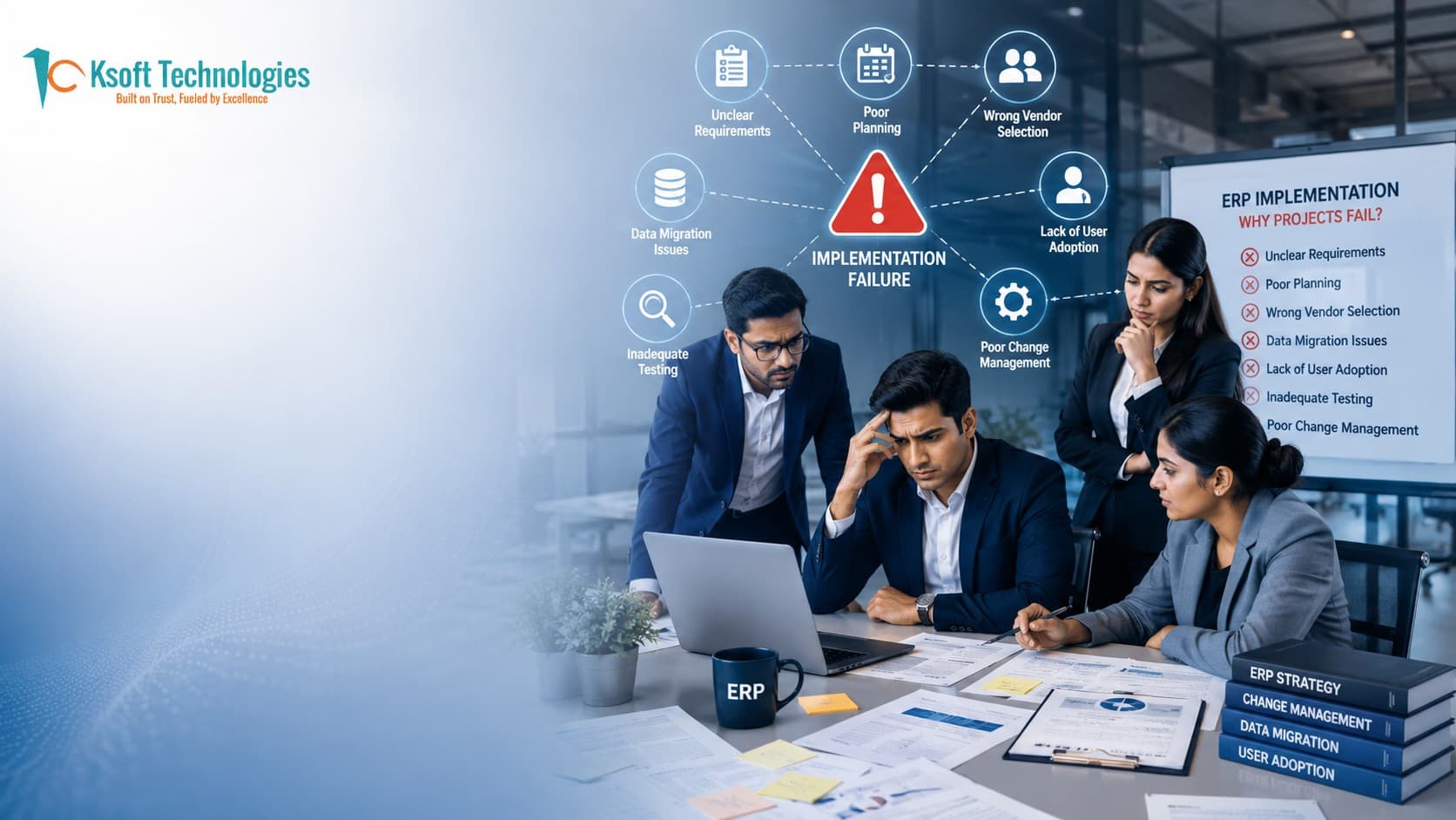 ERP Implementation Failure: 7 Reasons It Goes Wrong And How to Avoid Them