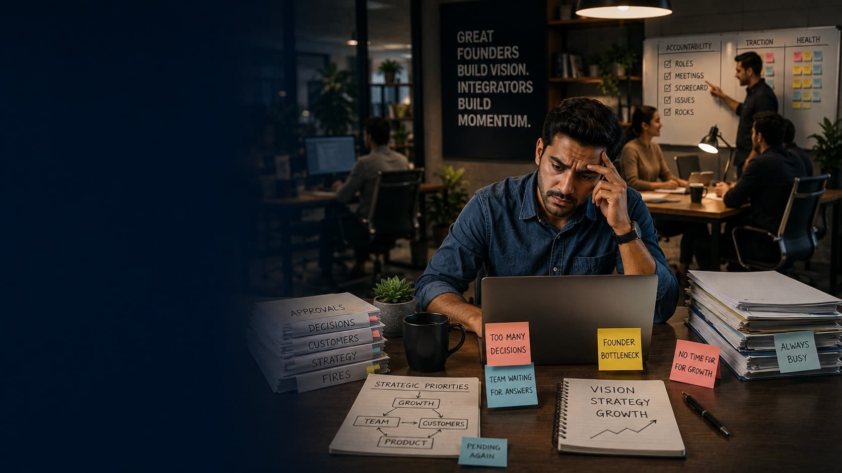 The Founder Bottleneck: How a Fractional Integrator Turns Vision Into Execution