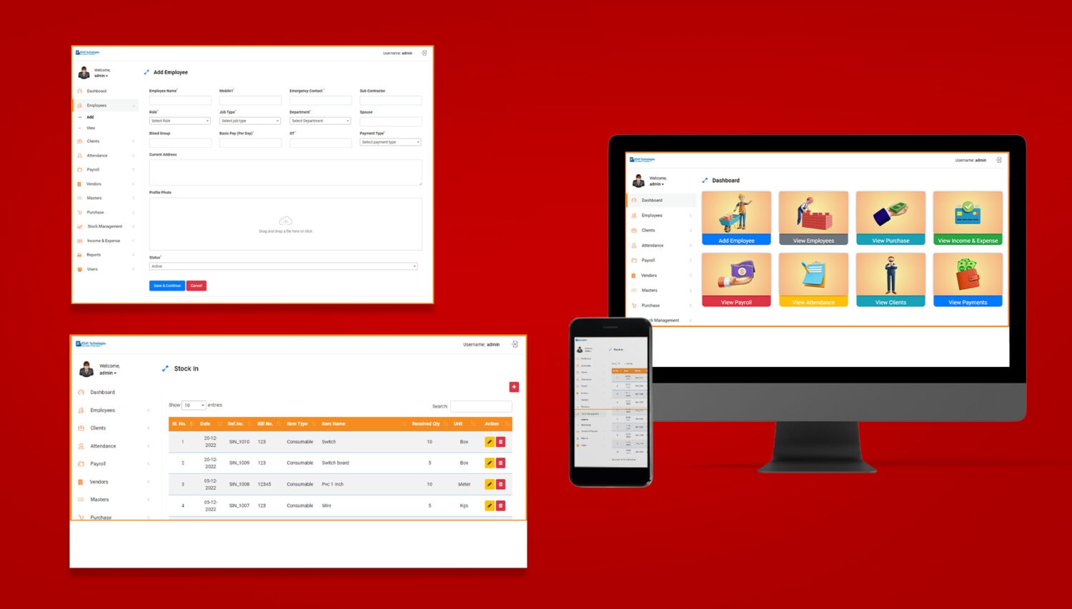 Construction management software